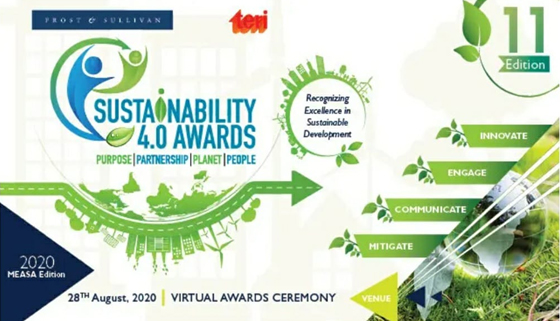 GAIL wins Leaders Award at the Frost & Sullivan and TERI’s Sustainability 4.0 Awards 2020