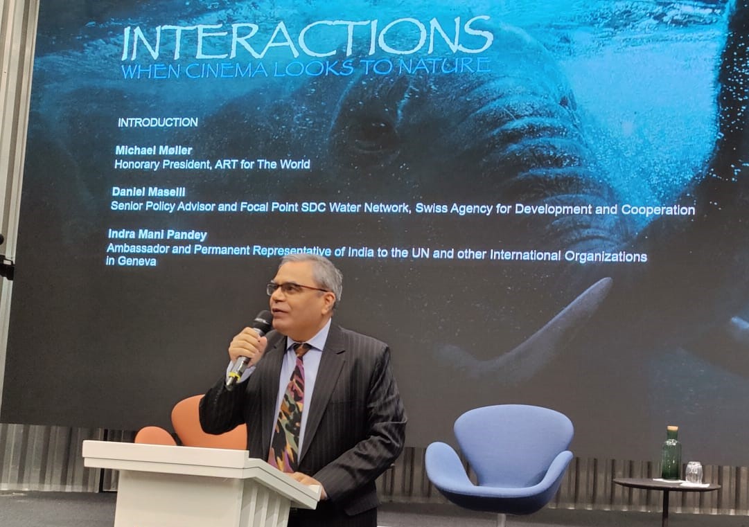 ‘Interactions’, a film on environment awareness produced under UN auspices, screened by Consulate General of India in Geneva Film, produced with integration of GAIL, screened as part of ‘Azadi ka Amrit Mahotsav’ celebrations