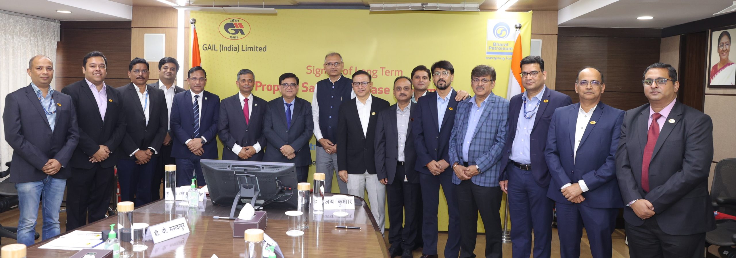 GAIL and BPCL sign agreement for supply of Propane for GAIL’s Petrochemical Plant at Usar 15-year supply commitment to have estimate value of Rs. 63,000 crore