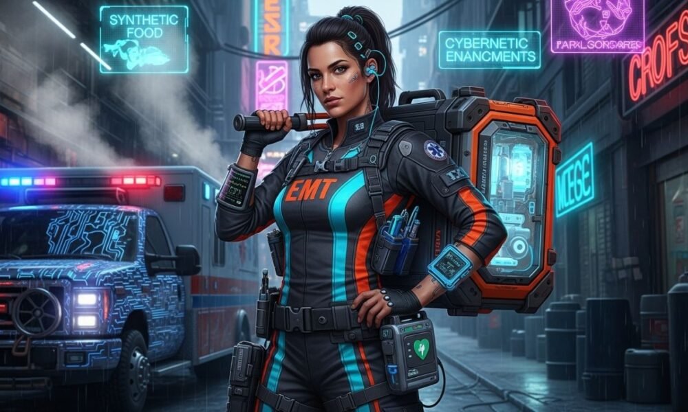 Gloria Hernandez EMT Cyberpunk