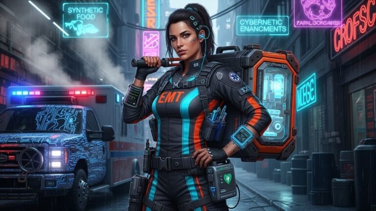 Gloria Hernandez EMT Cyberpunk