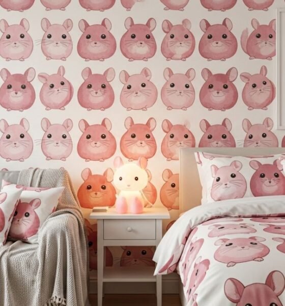 decoration pink chinchilla pattern tw2gte