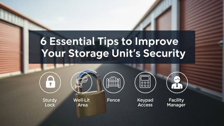 6 Essential Tips to Improve Your Storage Unit’s Security