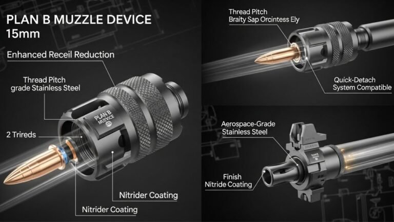 15mm x1 plan b muzzle device