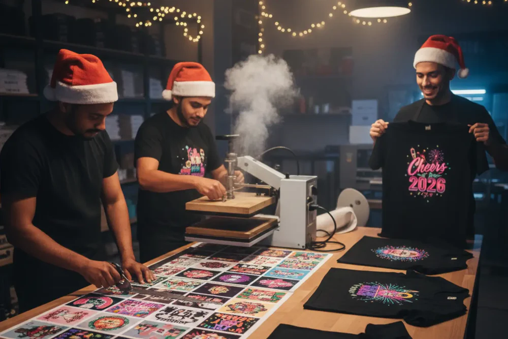 New Year DTF Transfers: Sell Seasonal Apparel Without Overstocking