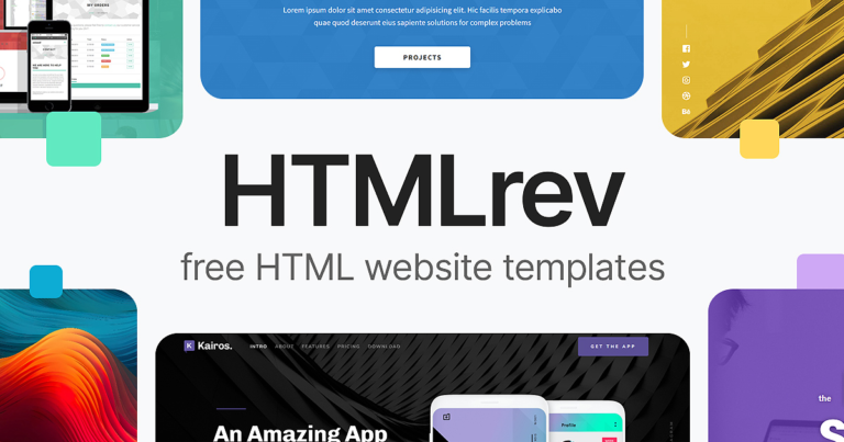 Minimal HTML Template