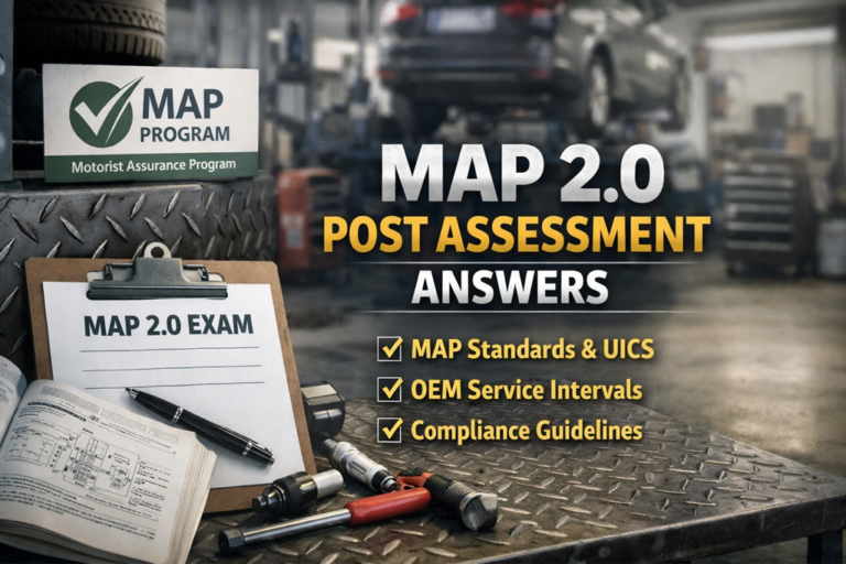 MAP 2.0 post assessment answers