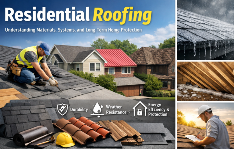 Residential Roofing: Understanding Materials, Systems, and Long-Term Home Protection