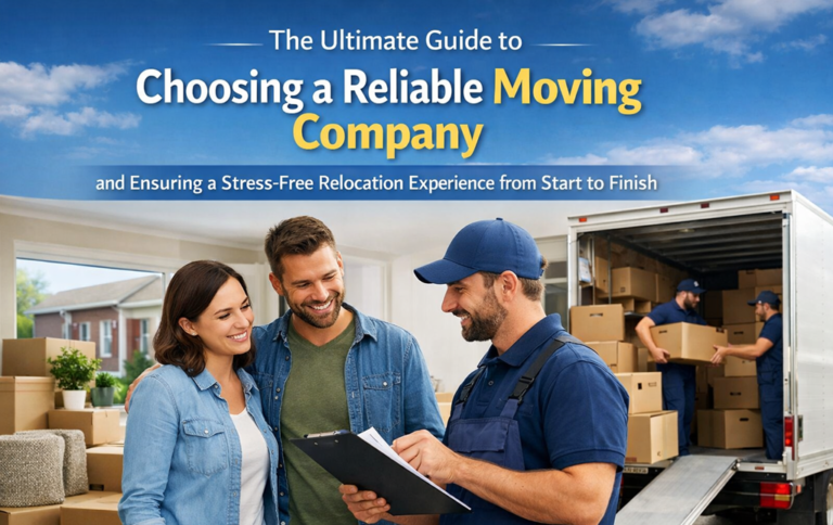 The Ultimate Guide to Choosing a Reliable Moving Company and Ensuring a Stress-Free Relocation Experience from Start to Finish