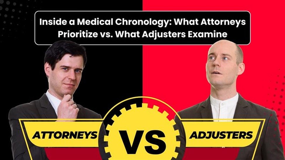 Inside a Medical Chronology: What Attorneys Prioritize vs. What Adjusters Examine