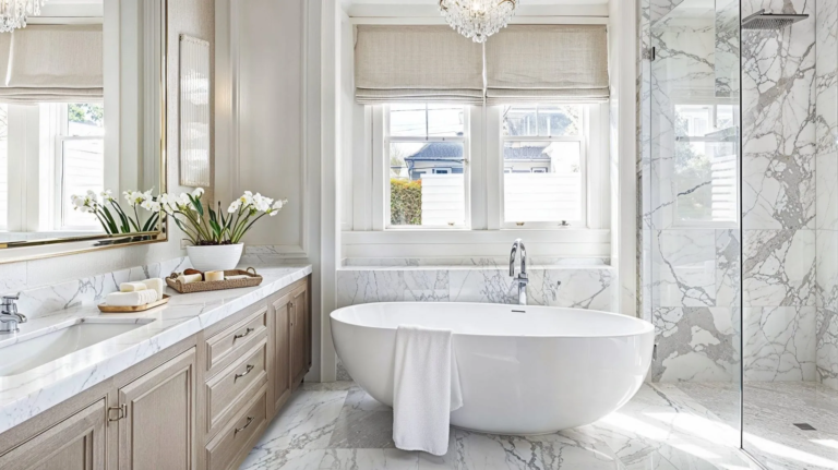 Innovative Bathroom Remodel Ideas: Combining Luxury Fixtures, Smart Storage Solutions, and Elegant Finishes for a Perfect Space