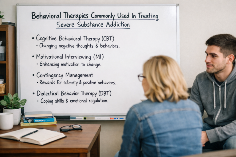 Behavioral Therapies Commonly Used In Treating Severe Substance Addiction