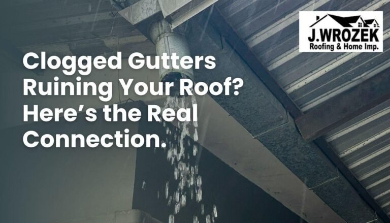 Clogged Gutters Ruining Your Roof? Here’s the Real Connection